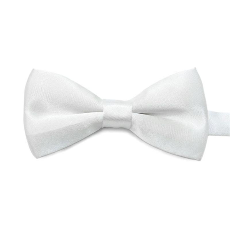 Children BowTie Solid Color Simple Buckle Closure Necktie For Holiday Special Event School Uniform All Matching Necktie