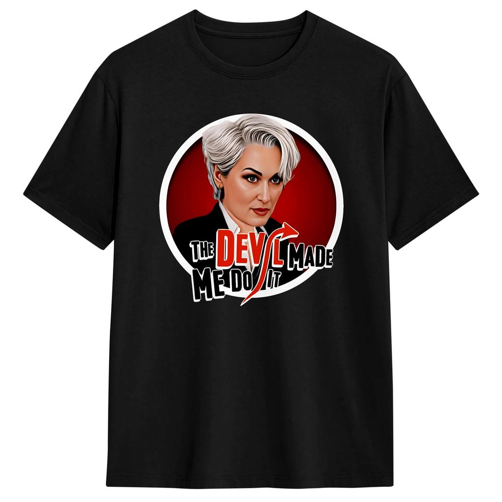 Maglietta per Coppia The Devil Wears Pradaed New York Tacchi Rossi Magliette Harajuku T-shirt Estiva Y2K Abbigliamento Casual in Cotone Regalo