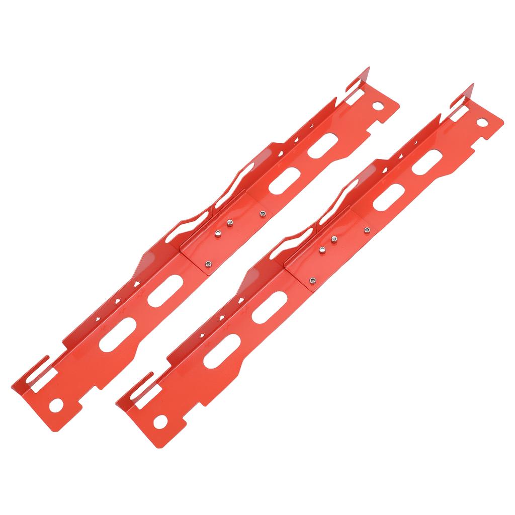 2 Sets Automotive Toe Alignment Tool Accurate Alloy Steel Universal Hole Design Wheel Alignment Tool Red