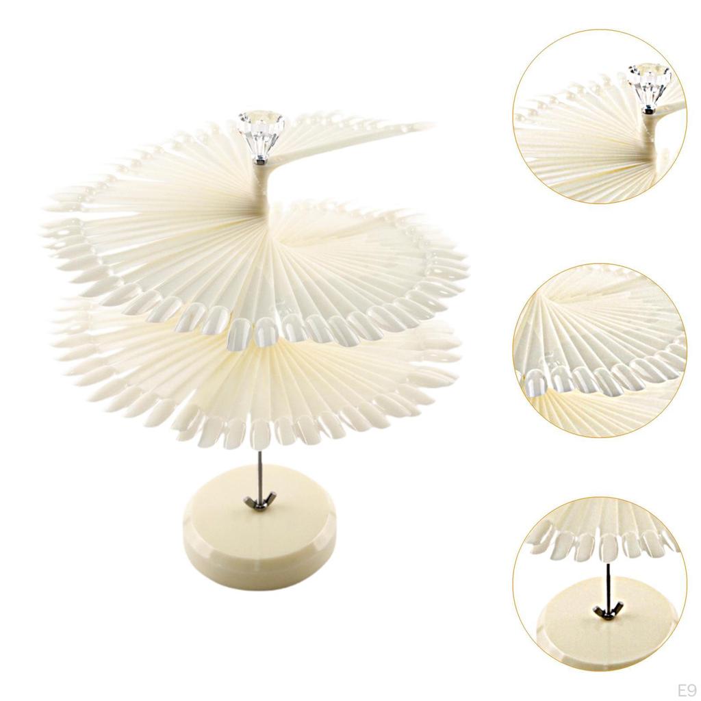 Colorful Nail Art Display Rack for Home and Salon Use