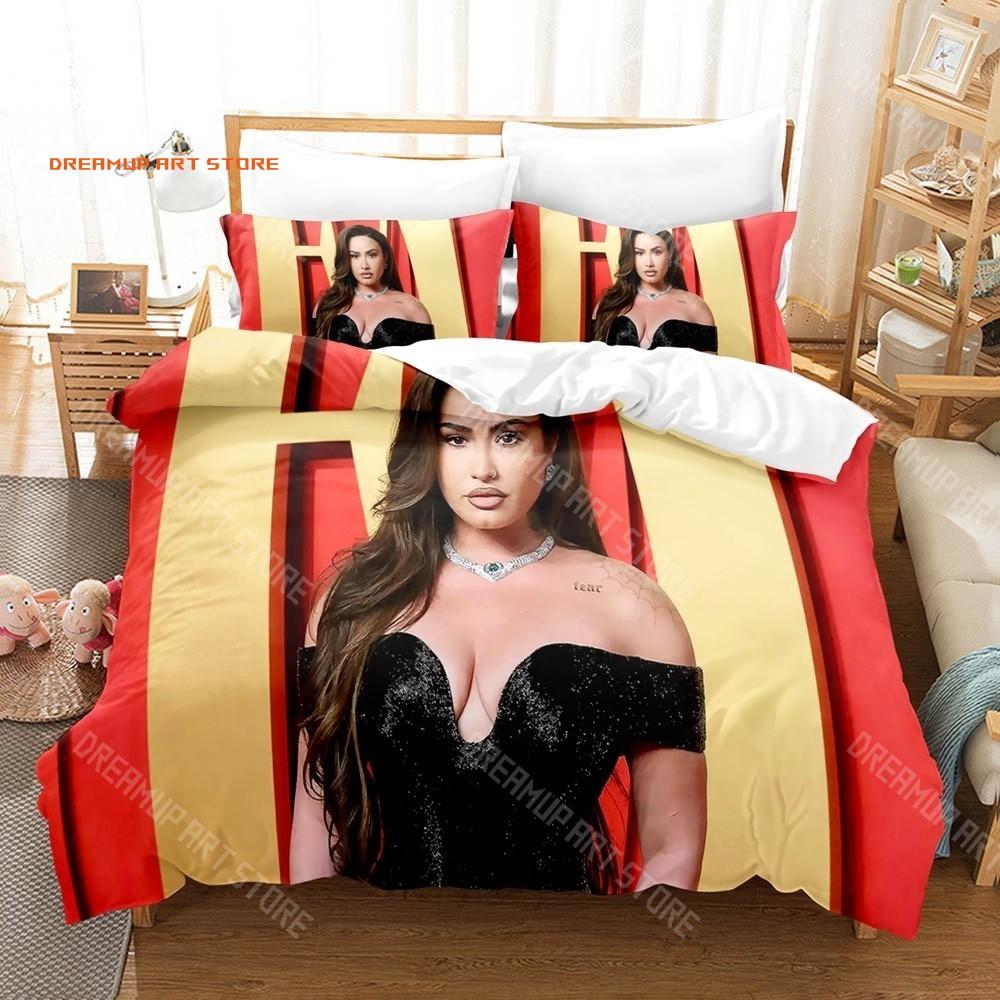 3D Print Demi Lovato Bedding Set Single Twin Full Queen King Size Bed Set Adult Kid Bedroom Duvetcover Sets