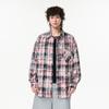New Japanese Mid-length Shirt for Spring for Men's Fashion Trend Casual Plaid Shirt