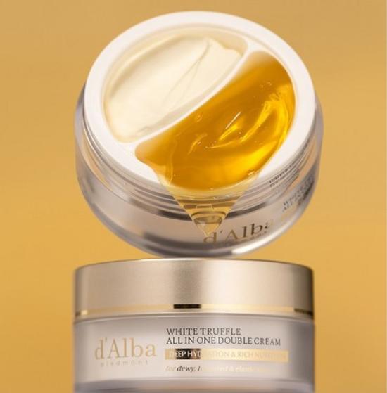d’Alba White Truffle All In One Double Cream 70g / Anti-aging & Hydrating All-in-One Cream