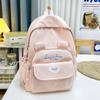 High-value college style, fresh and sweet, high-capacity backpack for primary and secondary school students