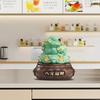 Aris & Juno 15.35'' Feng Shui Money Frog Statue, 360° Rotating Wealth & Prosperity Decor, Resin Fortune Figurine with Gold Accents for Home, Office