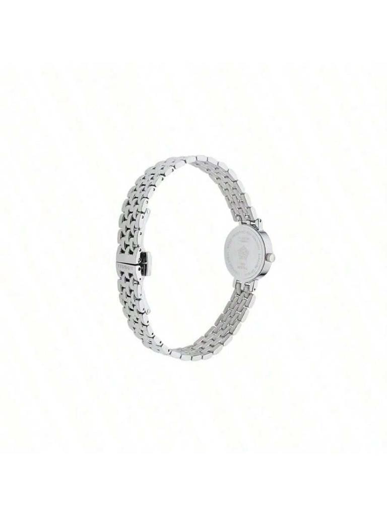 Lady's Quartz Watch, White Dial, Stainless Steel, Elegant & Generous. Ideal Business Wear, High Quality, Suitable Daily Use. T058.009.11.031.00