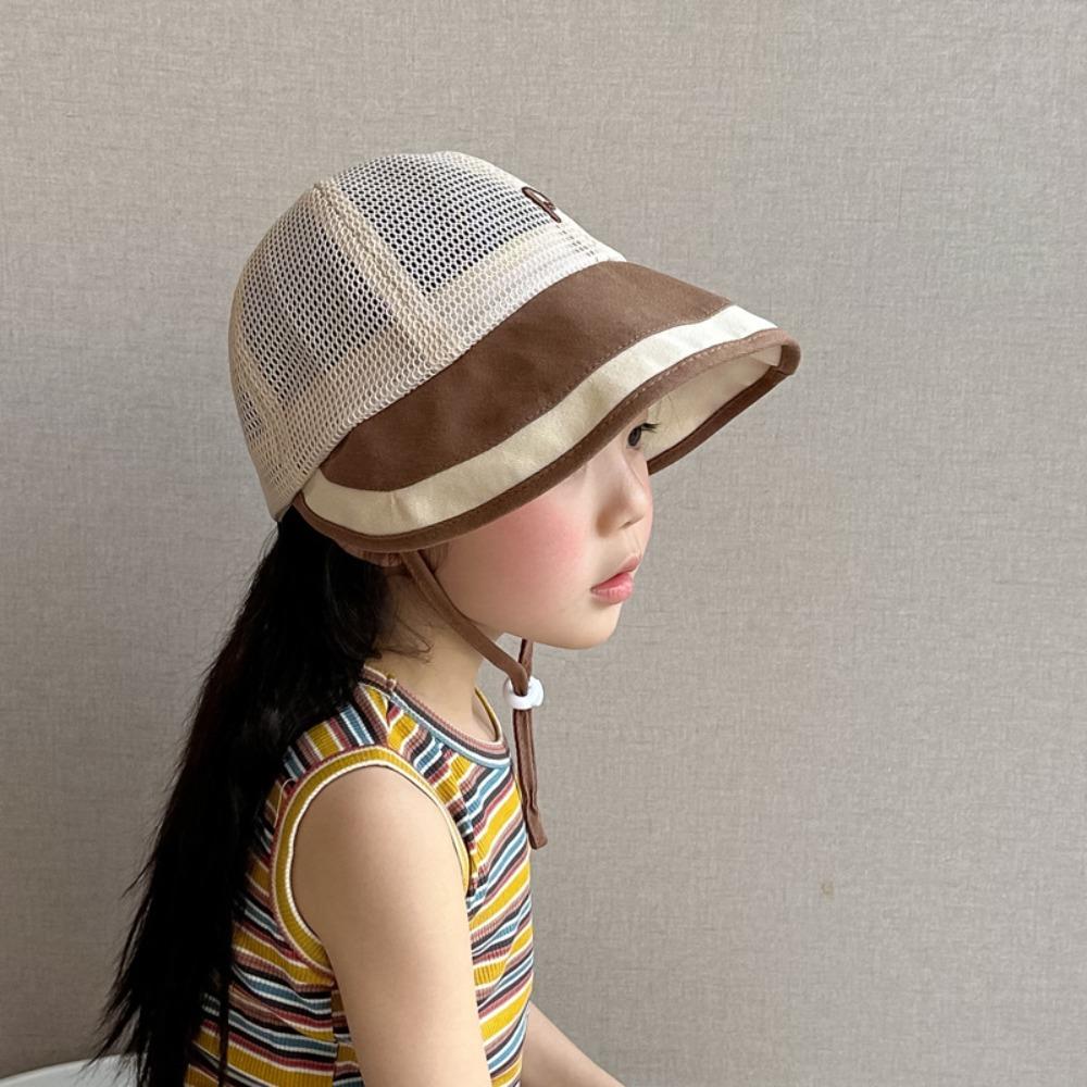 Letter Baby Fisherman Hat Large Visor Kids' Summer Hats Fashion Sun Hats
