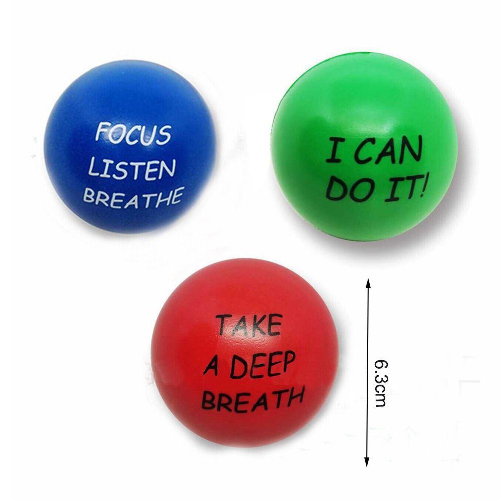 PU Stress Relief Balls Grip Training Grip Strength Balls New Hand Stress Ball  Kids And Adults