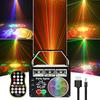 Rechargeable Bar Disco LED Atmosphere Lamp KTV Projection Stage Light Small Indoor Rotating Colorful Laser Light