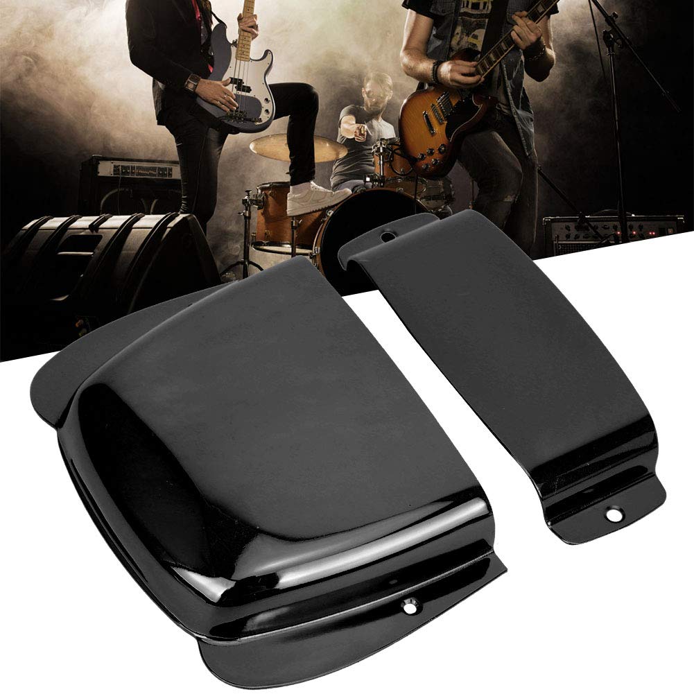 Conjunto de Coberturas de Captador e Ponte de Ferro Protetoras Compatível com Guitarra Precision Bass e Jazz Bass Parafusos de Montagem Incluídos, Cobertura, (PB) Baixo,