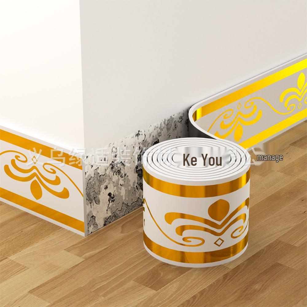 Marmoroptik Selbstklebende Fliesen-Sockelleiste & Wandaufkleber