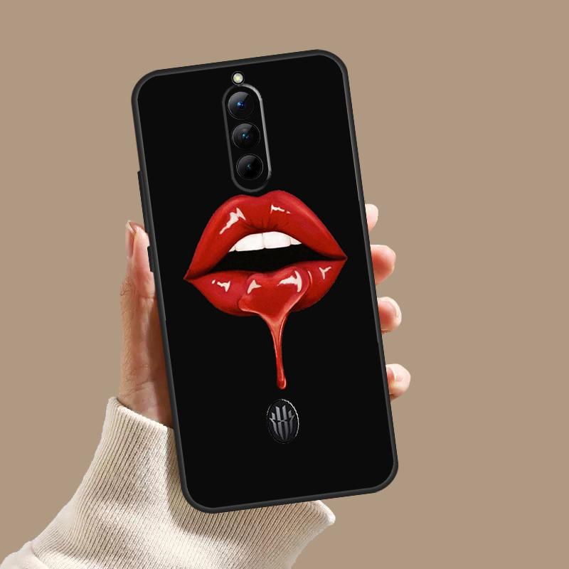 Sexy Lips KISS Case For ZTE Nubia Red Magic 11 10S 9S 8S 8 9 10 Pro Plus 6 7 6S 7S Pro 5G 6R 10 Air Cover