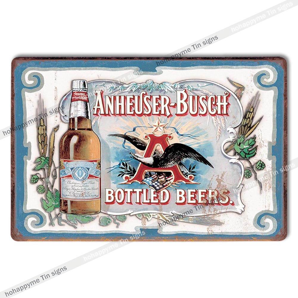 Retro Alkohol Blechschild Metall Vintage Plakette Bar Wandkunst Küche Wohnzimmer Schlafzimmer Party Dekoration