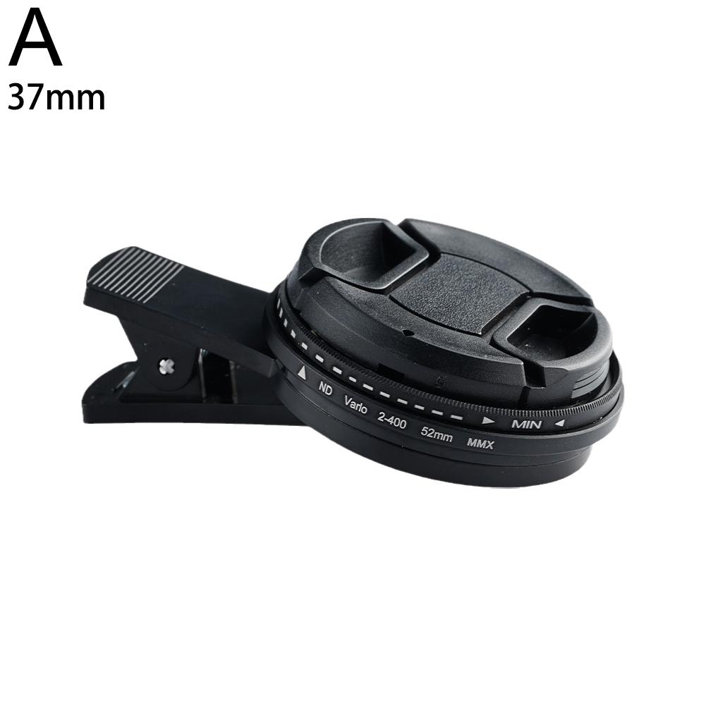 

37мм 52мм Фильтр для объектива телефона с клипсой для смартфона Универсальный переменный фильтр ND2-400 для объектива камеры мобильного телефона для iPhone