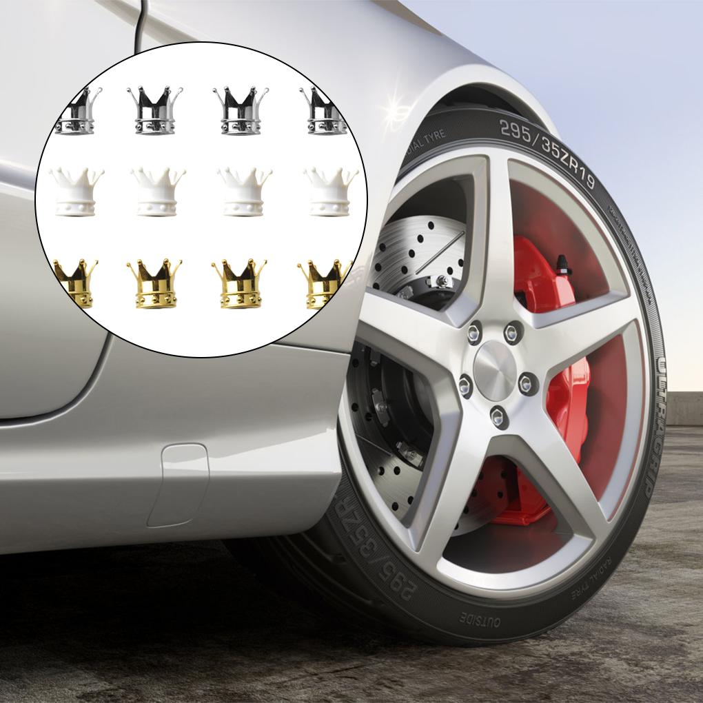 4X Tire Valve Caps Mini Tyre Wheel Stem Air Valve Caps for Car Auto Truck Bike M