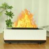 3D Flame Aromatherapy Humidifier for Home, Bedroom & Office - Quiet, Essential Oil Compatible, Desktop Air Atmosphere Enhancer