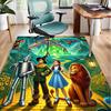 Wonderful Wizard Adventure Office Rug Chair Mat, Game Carpet, Suitable for Front Door, Bedroom, Living Room, Desk, Holiday Gift