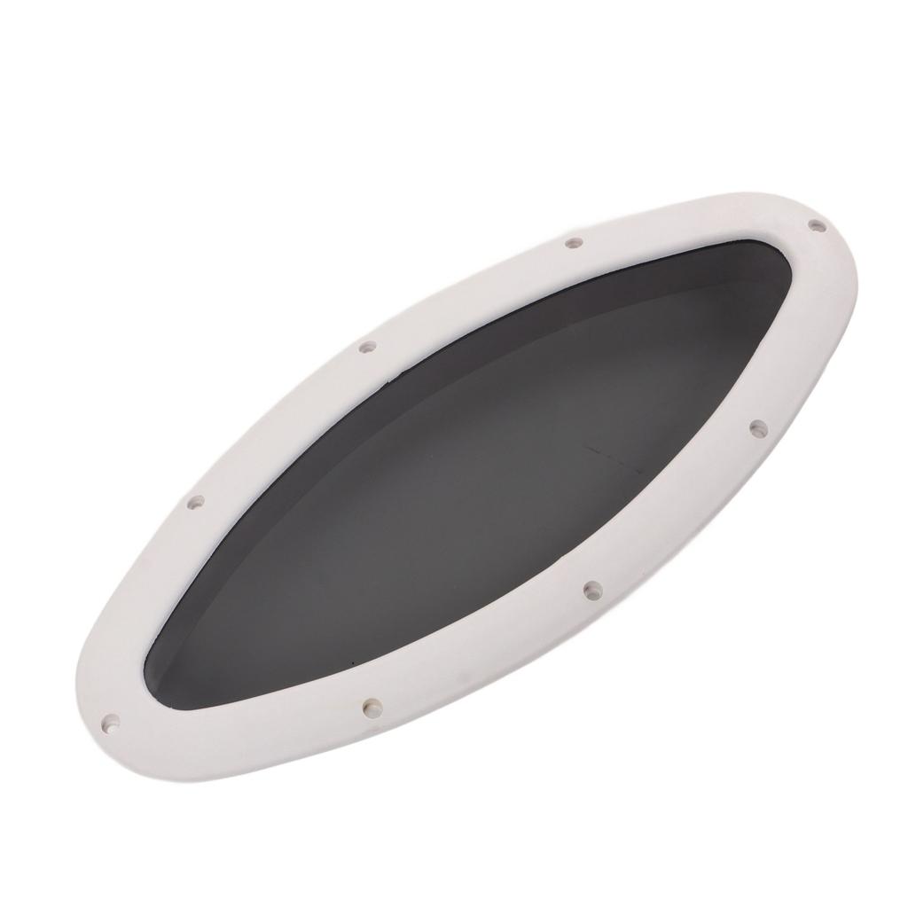 465x200mm Oval Portlight Window Anti UV Waterproof Marine Hatch Porthole for Yacht Boat Cabin Storeroom Conference Room