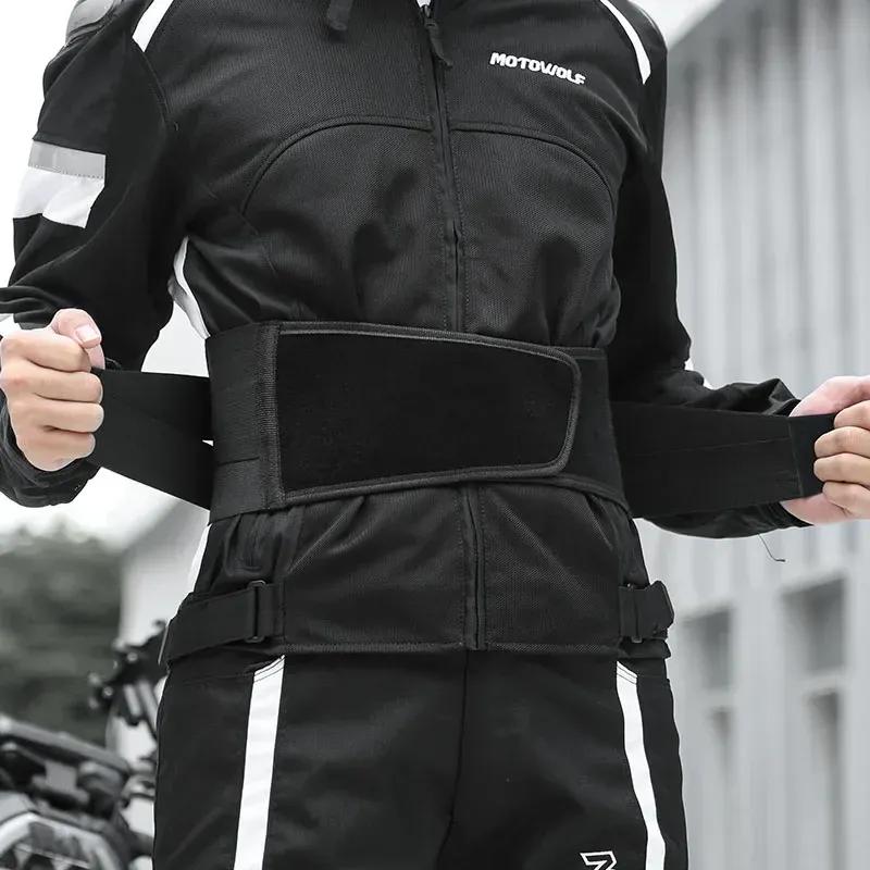 Motowolf Motocykl terenowy Oddychające stroje motocyklowe Pasek w talii Przedmioty dla unisex Ochraniacz pleców Akcesorium Moto Biker Ochraniacz rowerowy