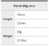 DUO Metal Jig Drag Metal Force 60 Grams PKA0829 (2926)