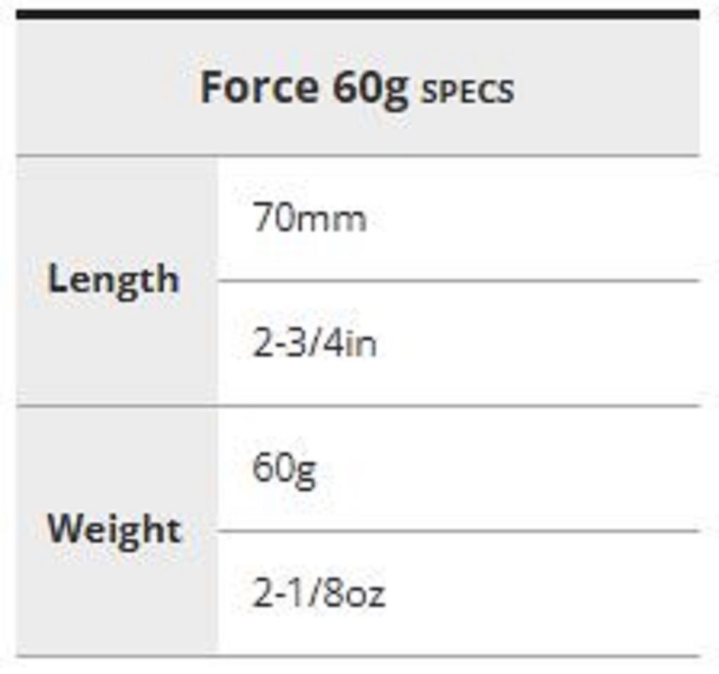 DUO Metal Jig Drag Metal Force 60 Grams PKA0829 (2926)