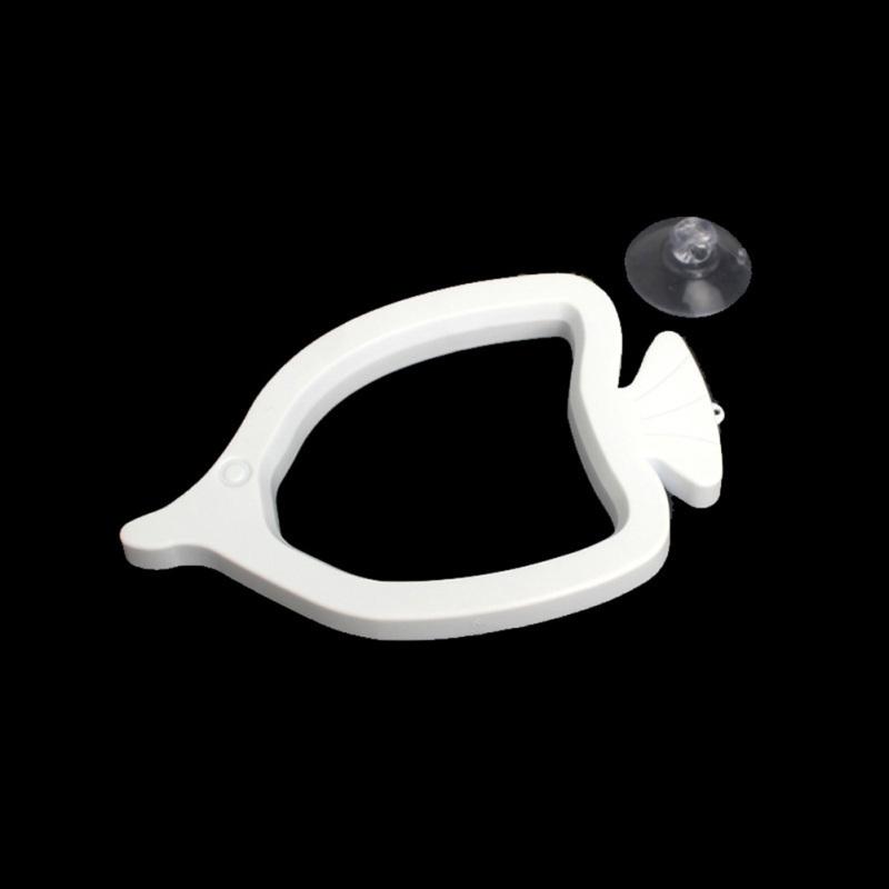 Fish Feeding Ring Floating Fish-shaped Feeder For Tropical Fish With Suction Cups Aquarium