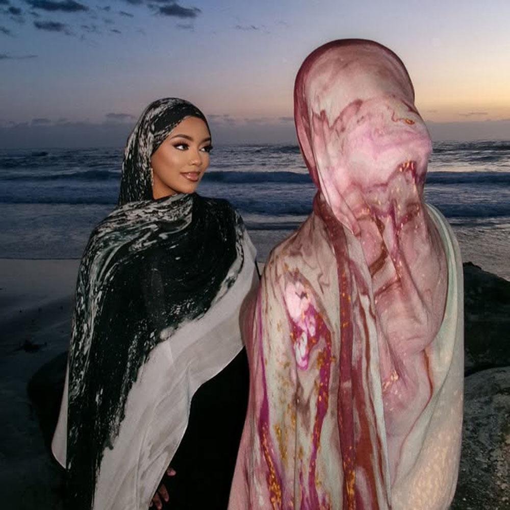 Premium Printed Hijab Headscarf Soft Breathable Hijab Muslim Women Islam Cotton Shawls and Wraps Viscose Modal Hijab