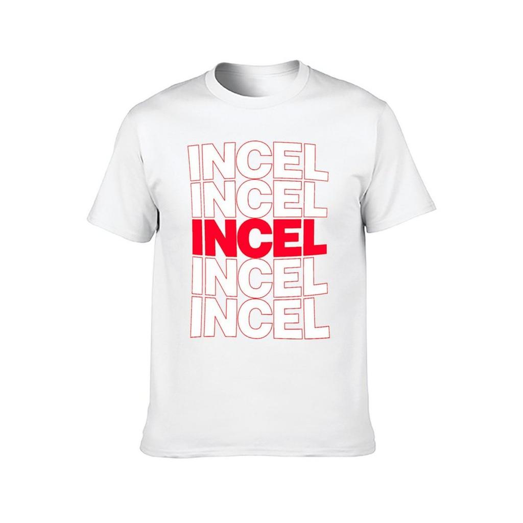 Incel Thank You Bag Text T-Shirt Man T Shirt Heavy Cotton T Shirts for Man Cotton Funny T-Shirt