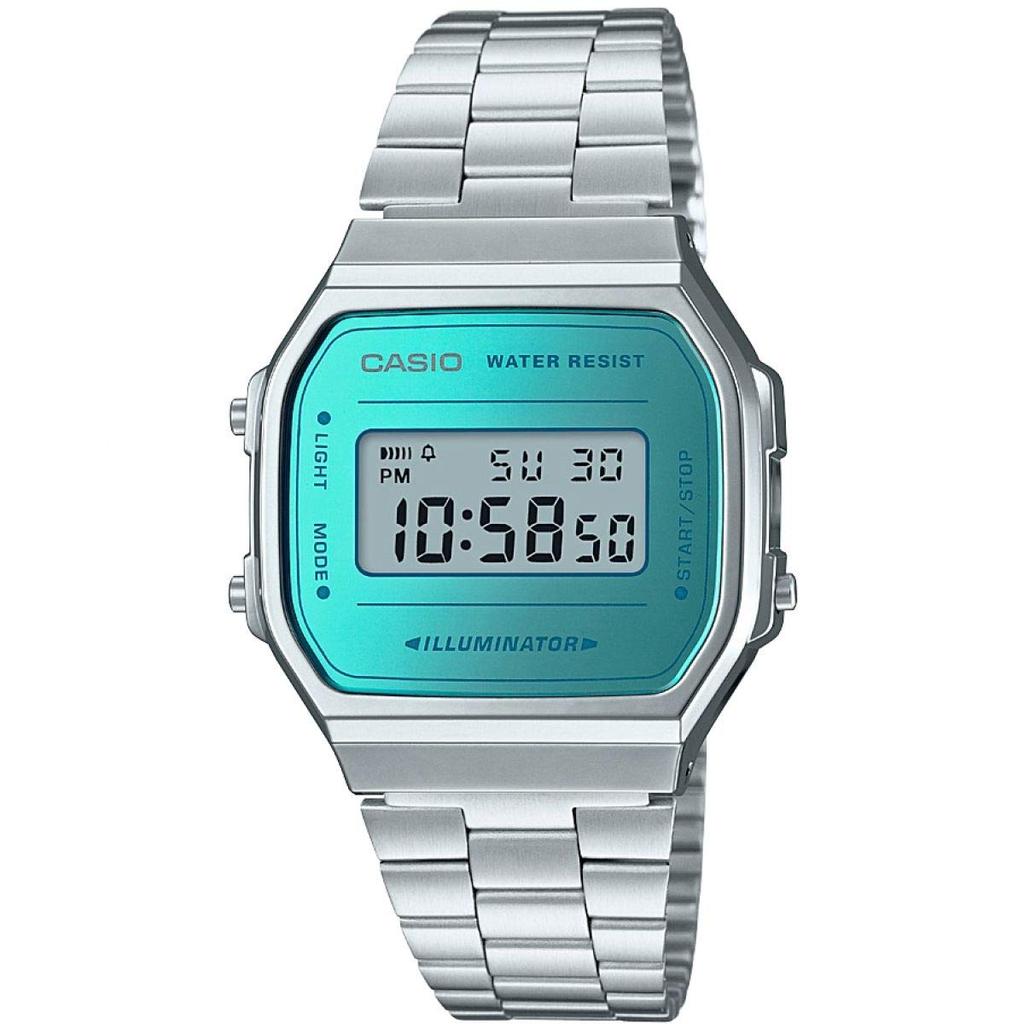 Casio Silver Stainless Steel Watch - A168WEM-2EF