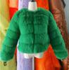 Kurzer Wintermantel aus Kunstfuchs für Damen - Europäischer & Amerikanischer Stil, Langärmelig