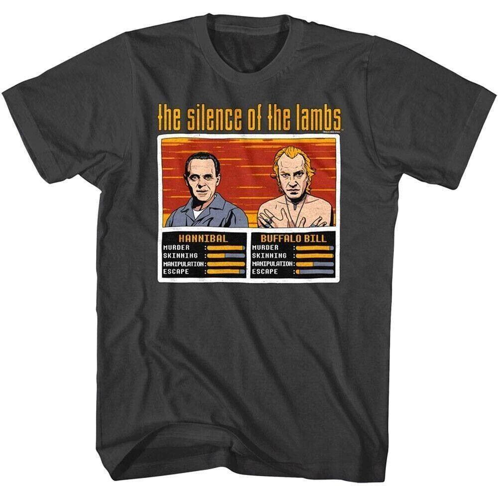 Silence of the Lambs Hannibal v Buffalo Bill Men T Shirt XXXXL