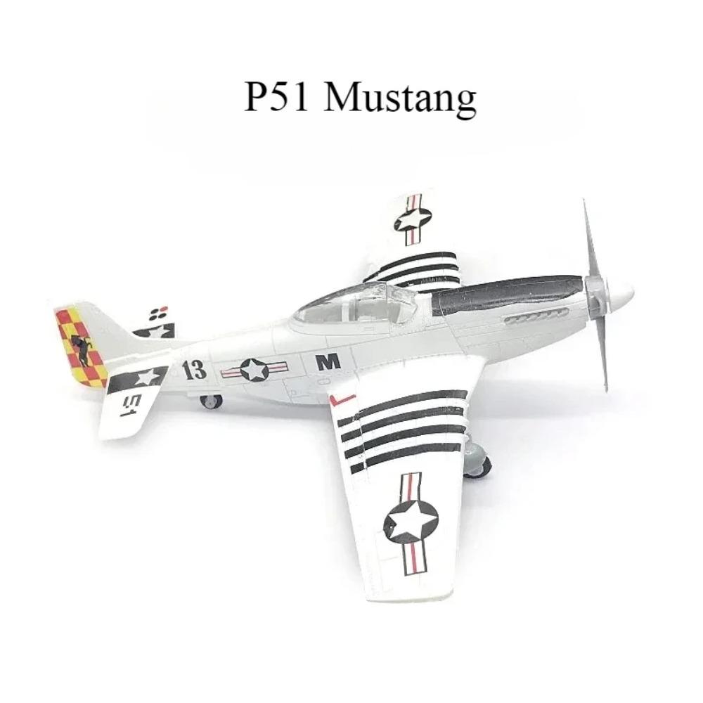 1/48 WWII Americký Corsair Mustang Britský Spitfire Hurricane Německý BF109 Stíhací letoun Plastová Sestavitelná Stavebnice Modelu Letadla Hračka