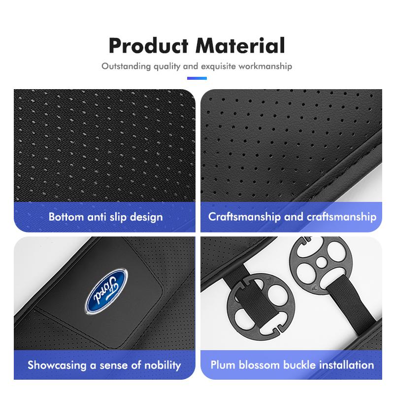Car Driver Seat Booster Cushion Cover Non-slip Memory Foam Pad For Ford Escort KA Flex Everest KA Expedition Falcon Fusion