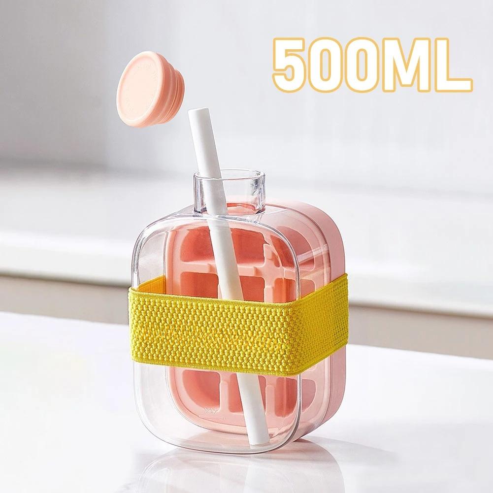 Whiskey Ice Cream Silicone Water Bottle Ice Cube Maker Portable Silicone Freezer Ice Trays Zero-contact Pressure Ice Cube Mold