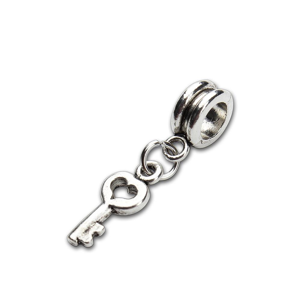 Louleur 10pcs Antique Silver Color Pendants Charm Big Hole Pendant For Jewelry Making DIY Gifts Bracelet Necklace Accessories