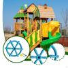Pirate Ship Wheel Toy Gym Steering Playground Accessories for Tree House Play Outdoor