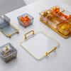 Rectangle Fruit Dessert Snack Plate Multipurpose Candy Storage Tray  Living Room
