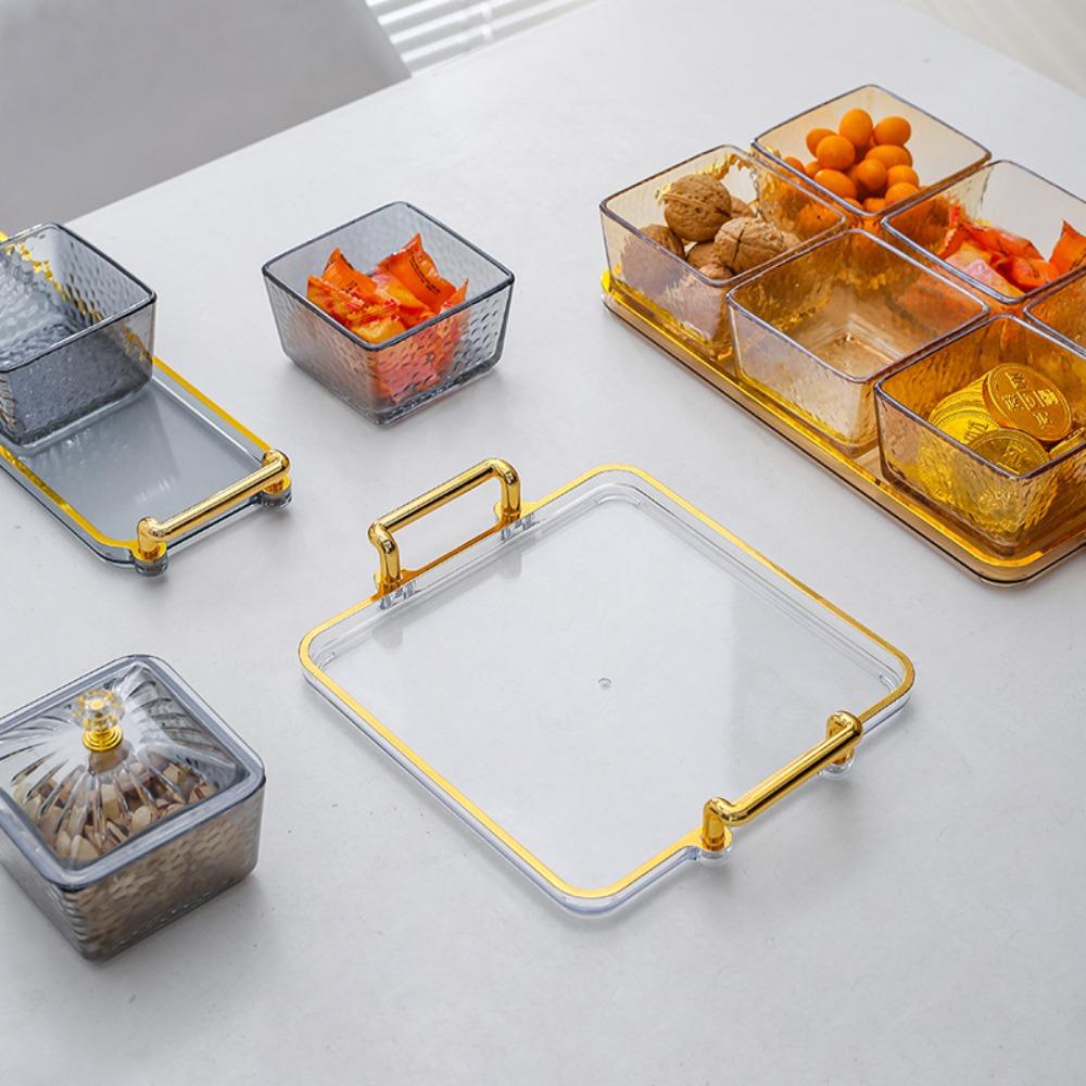 Rectangle Fruit Dessert Snack Plate Multipurpose Candy Storage Tray  Living Room