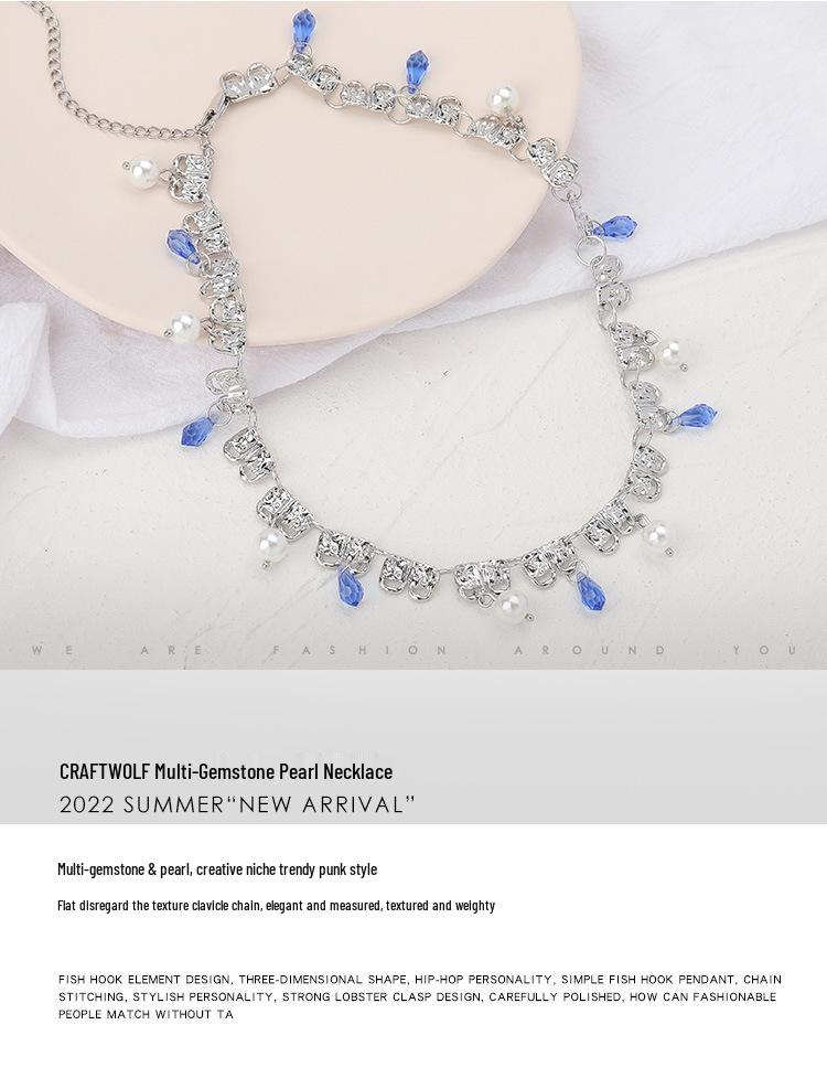 Elegant Multi-Pearl Necklace: Women’s Niche Design for Summer, High-End Clavicle Style