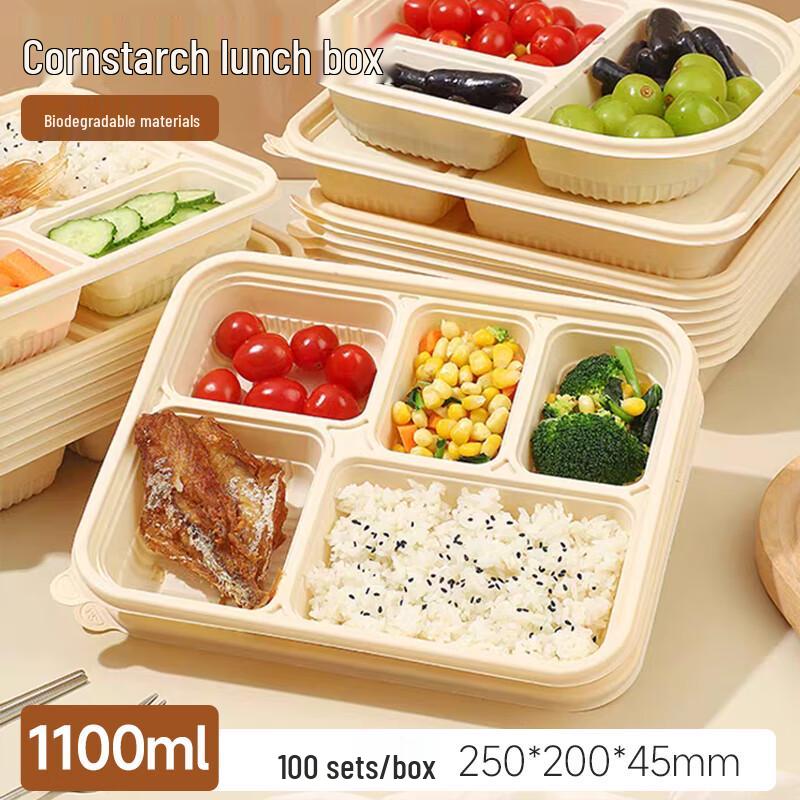 Edo Biodegradable Corn Starch Disposable Food Containers