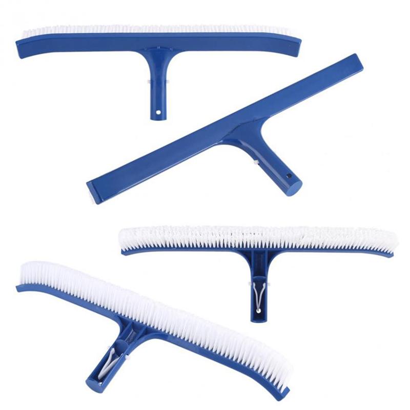 AAAF 2Pcs 18 Inch Blue Swimming Pool Brush Handle Clean Brush Pool Wall Brush Swimming Cleaning Tools Cleaning Equipment синий