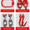 G80 Manganese Steel Double Hook Sling Chain for Lifting and Hoisting