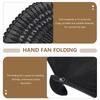 LIOOBO Folding Durable Kyoto Folding Short Fabric Perfect for Japanese Kabuki Gift Fan, Bamboo, Women's, Stylish, Style, Fan, Fan, Kimono,