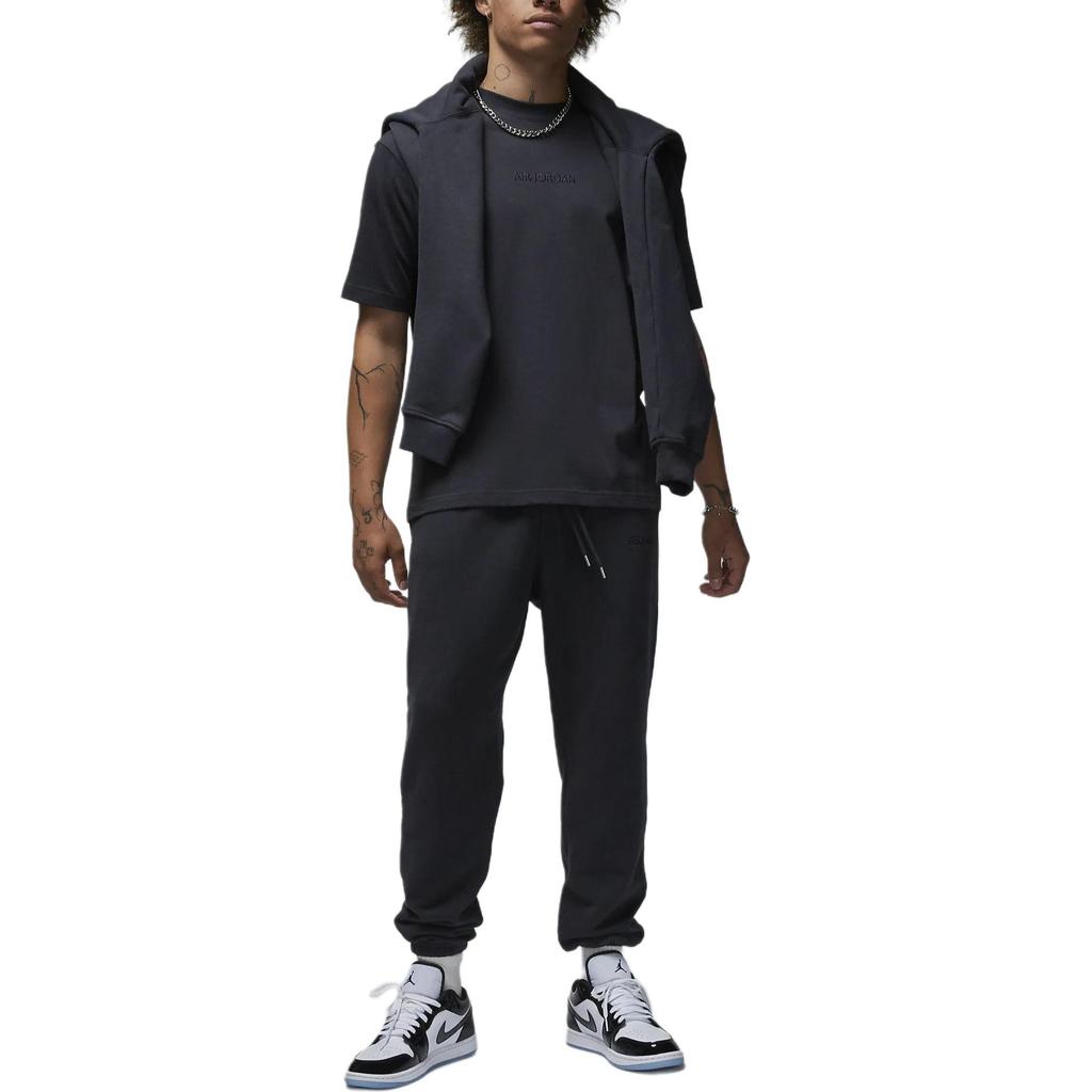 Jordan Wordmark T Shirt Men's Black FJ1970-045