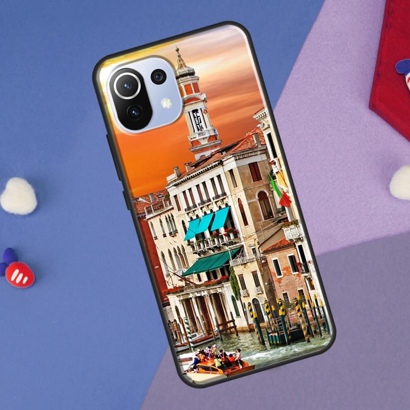 Travel italy Street Venice Cover For Xiaomi 14 Ultra 13 11T 12T 13T 14T Pro POCO X7 X6 Pro X3 X5 F3 F5 M6 F6 Pro Case