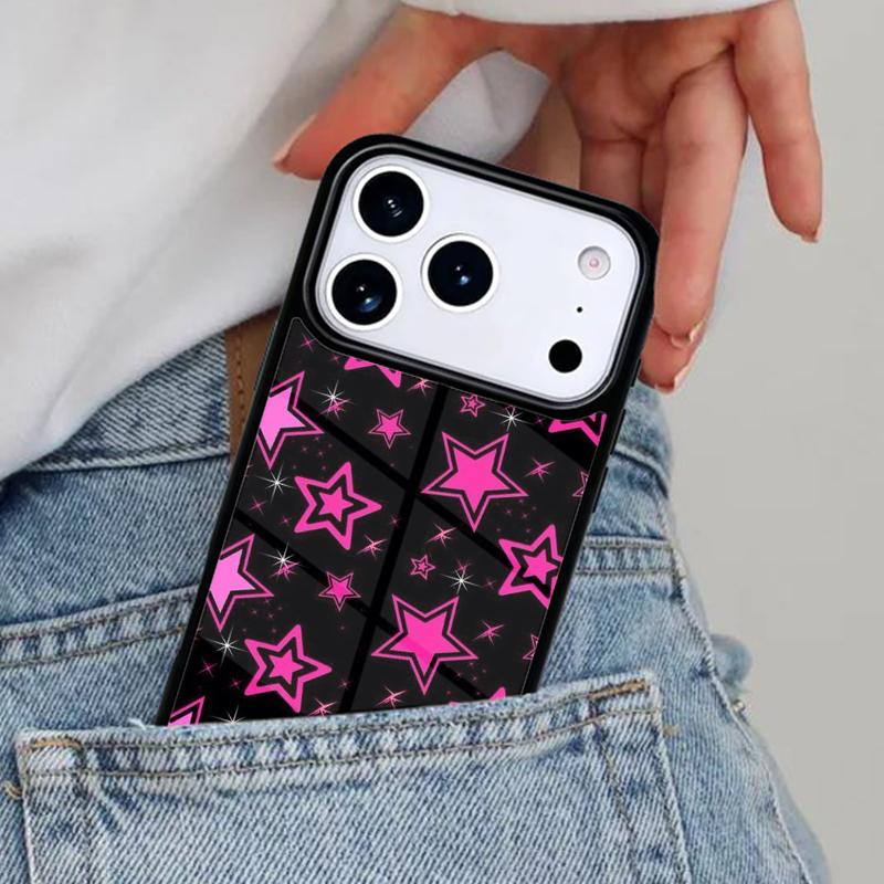 Stars Phone Case for iPhone 17ProMax 12 13 14 15 16e 17 Pro Max Plus Air Cover