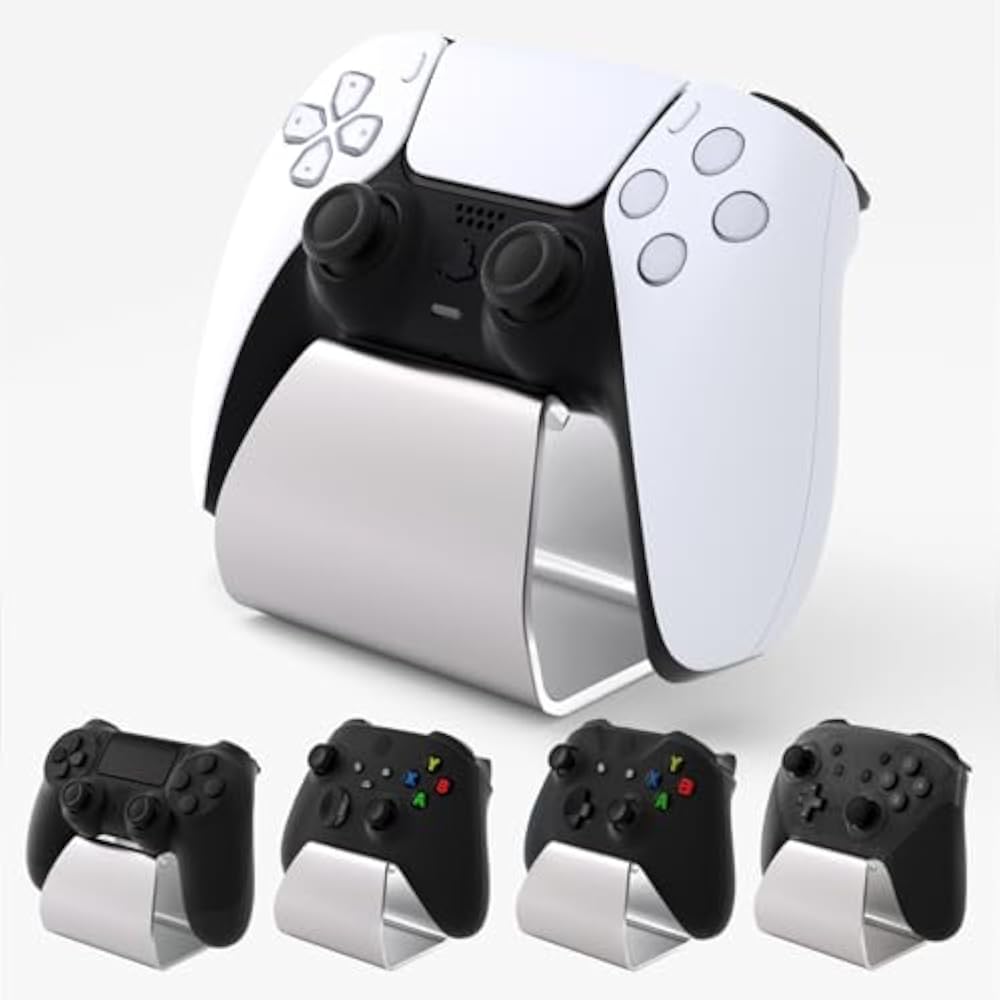 PlayVital Stand-AL PS5 and PS4 Controller Compatible Metal Stand, Xbox Series X/S, Xbox One, Swit...