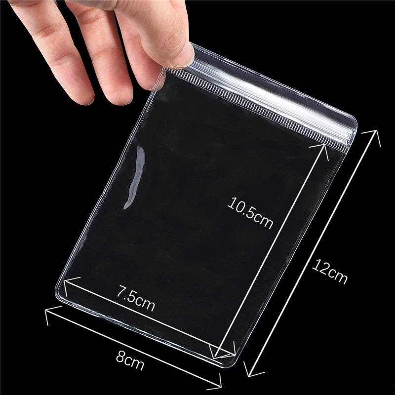 PVC Self-Sealing Jewelry Bag with Zipper & Hanging Hole