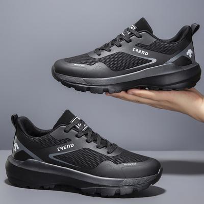 New Platform Men's Shoes Leather Sneakers Autumn and Winter Men's Shoes Ultra-light Non-slip Sneakers Outdoor Running Shoes