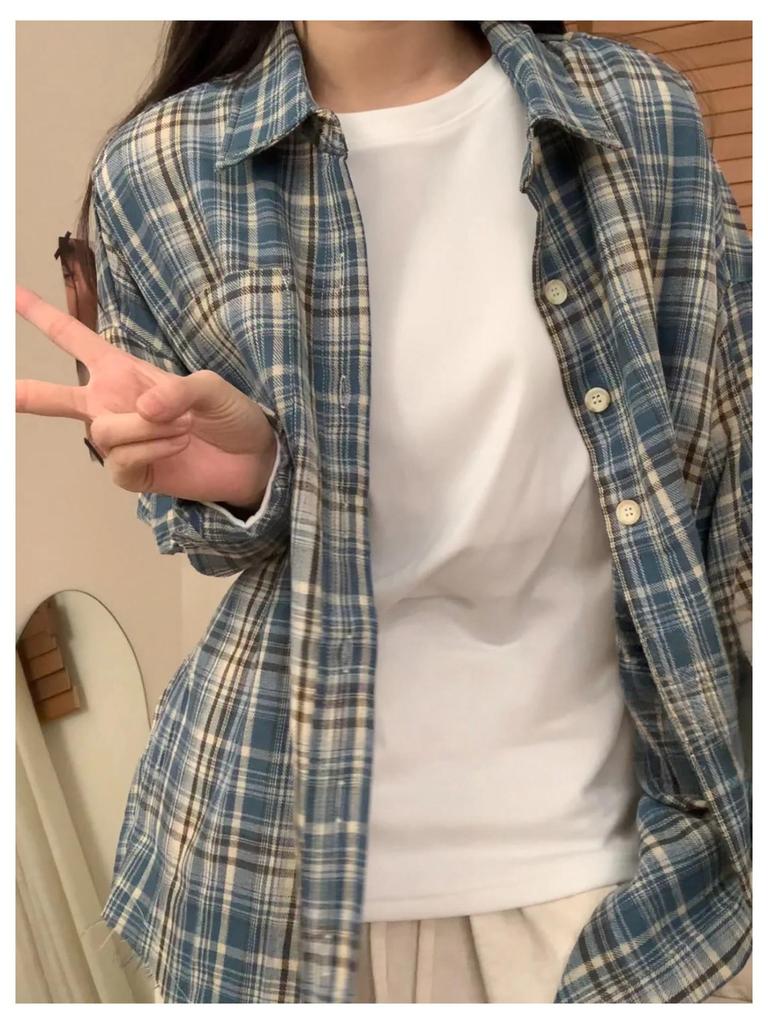 Unisex Solid Color Thickened Round Neck Long Sleeve T-shirt for Autumn/Winter